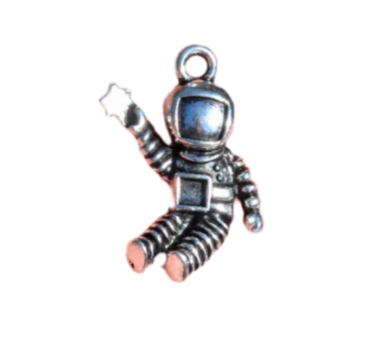 Silver Astronaut Charm