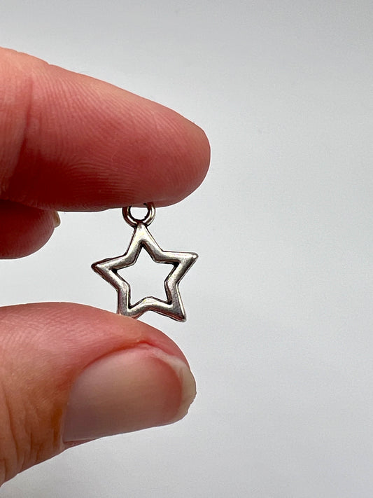 Silver Star Charm