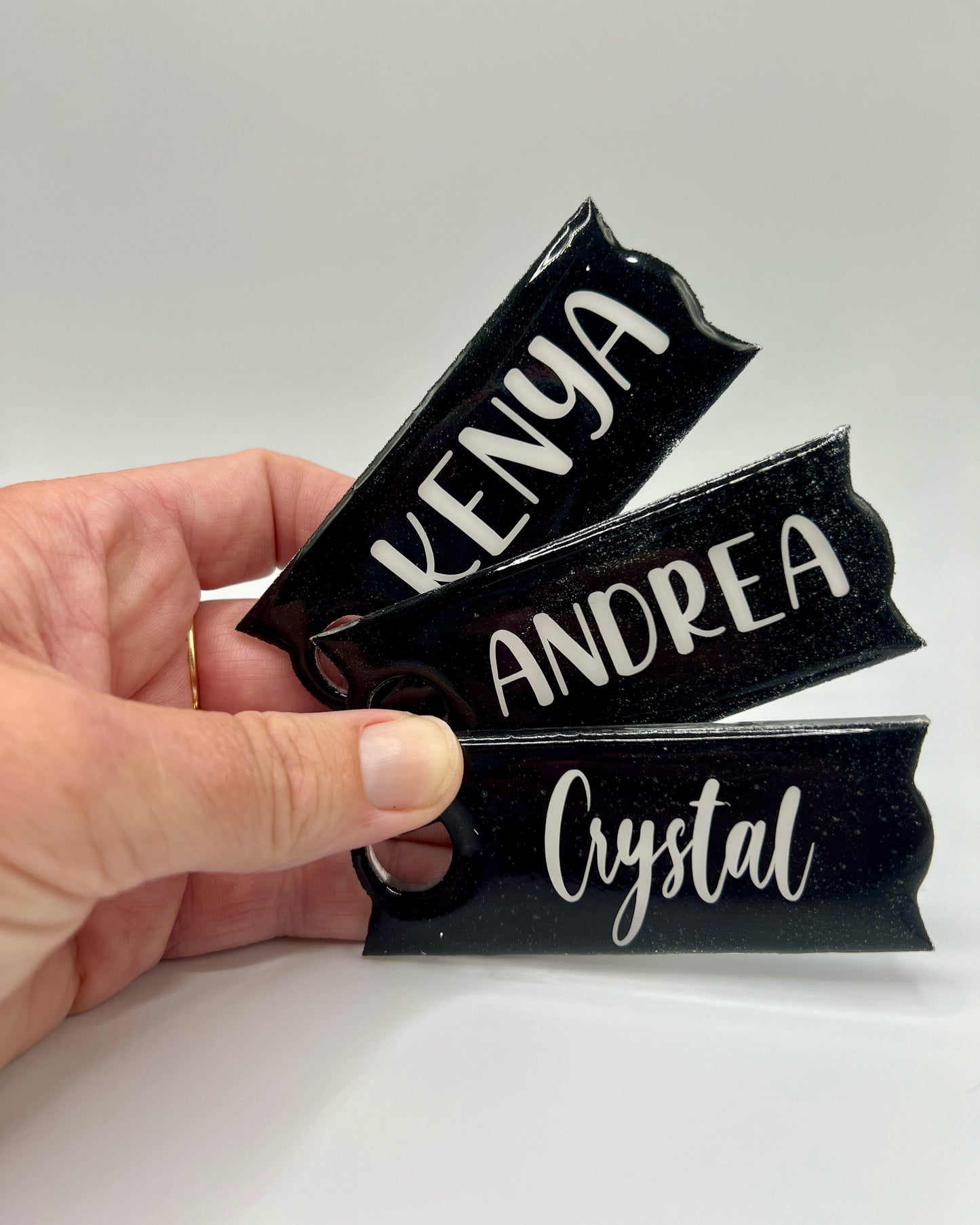 Single Glitter Stanley Cup Name Plate