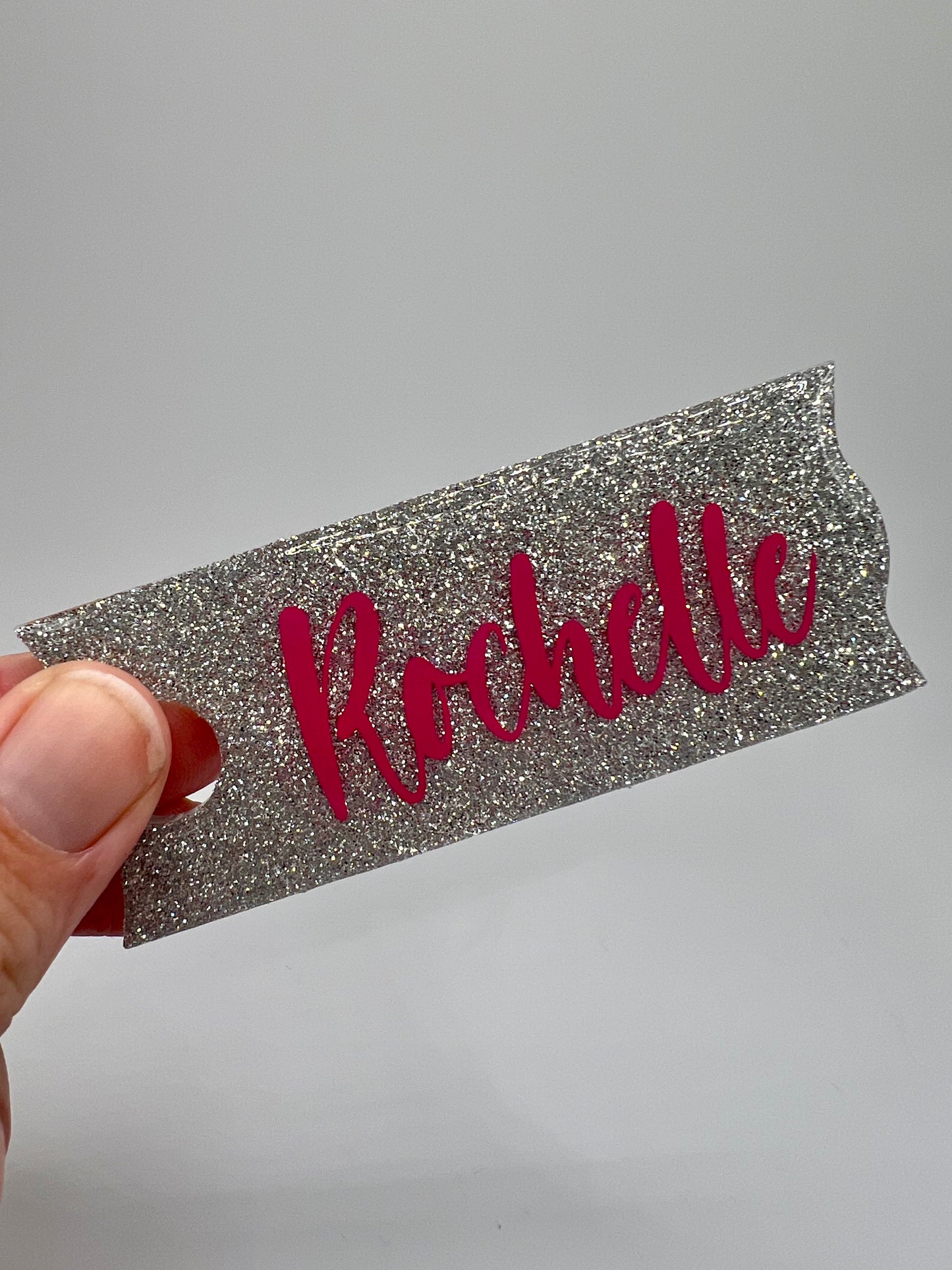 Single Glitter Stanley Cup Name Plate