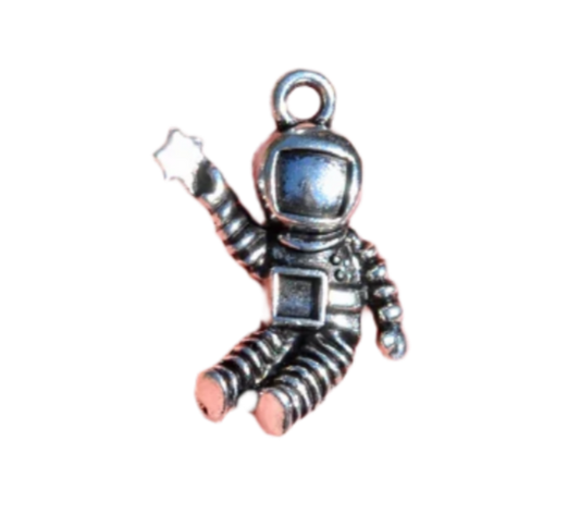 Silver Astronaut Charm