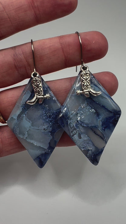 Legacy Ranch earrings – Wrangler school spirit